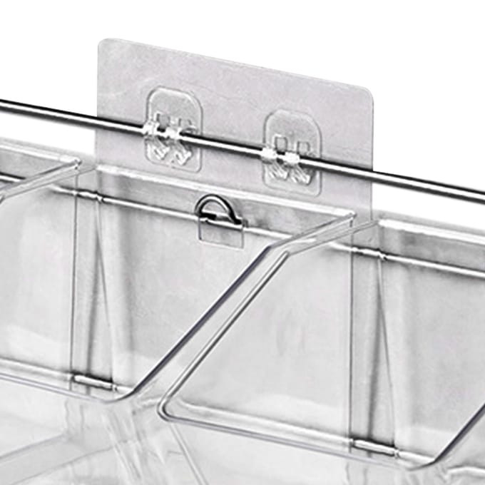 Boîte de rangement murale à 3 niveaux pour ail, gingembre et oignon gray
