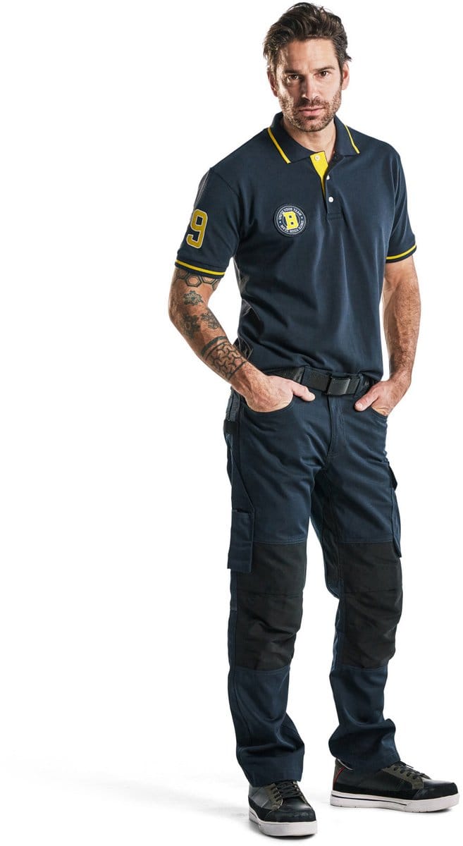 Blaklader Service Werkbroek met stretch 1495-1330 - Mannen - Dark Navy/Zwart - 60