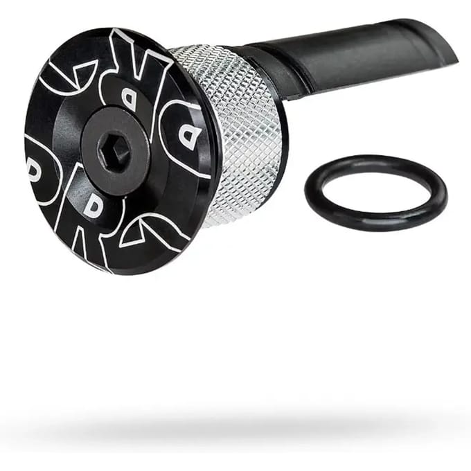 Pro Balhoofdplug Batterijhouder 1 1/8 Inch Zwart/zilver