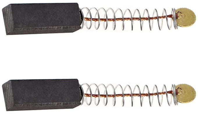 Dailygoods - Koolstofborstels voor Stroommotor 19mm x 7mm (2 Stuks)
