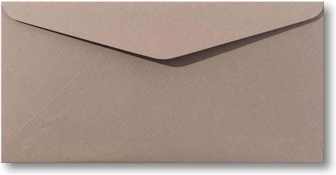 Envelop Vintage  11 x 22 cm Zandbruin 100 stuks