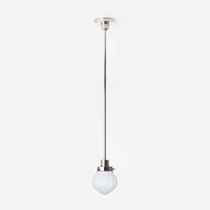 Hanglamp Wassail 20's Nikkel - Art Deco Trade