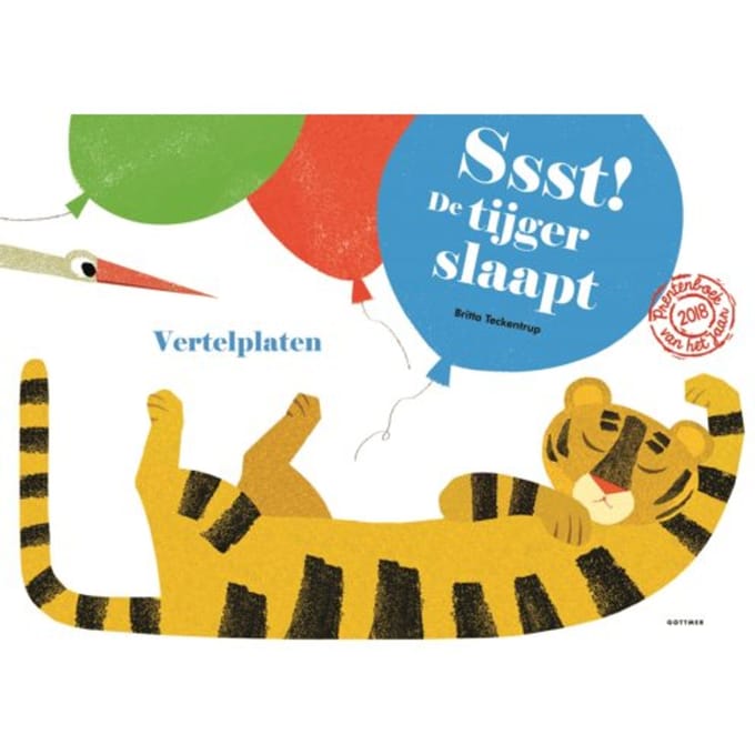 Vertelplaten Ssst! De Tijger Slaapt! - Britta Teckentrup