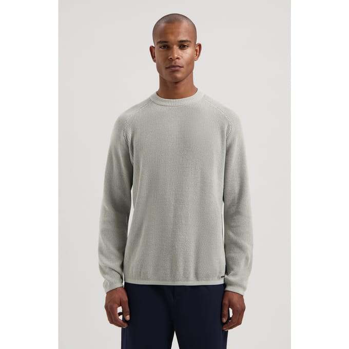 Dstrezzed Ds-chenille Crewneck Ghost Grey Größe: M | Pullover Outlet | Herren | Grau