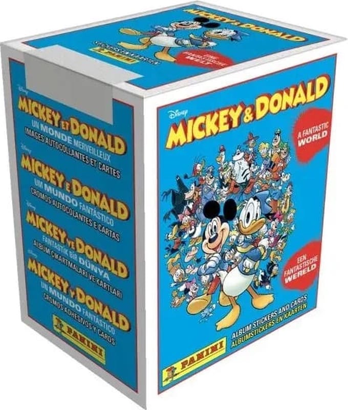 Mickey & Donald - A Fantastic World Sticker & Card Collection Display (36)