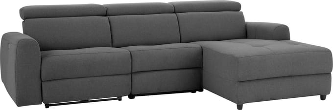 Capena-Slaapbank - Chaise Longue Rechts - Elektrisch