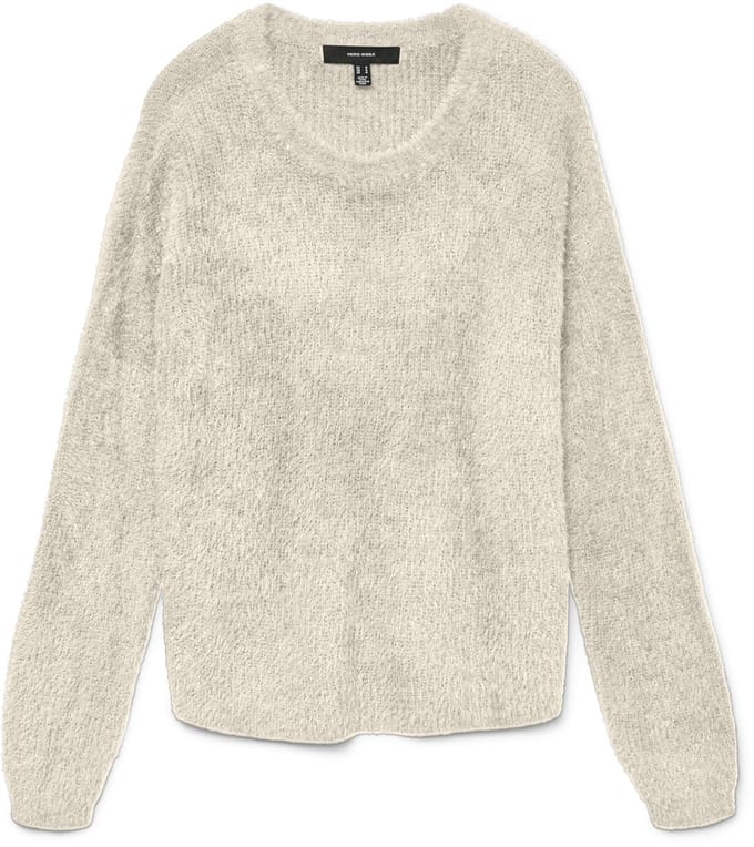 Vero Moda Trui Vmpuff Ls O-neck Pullover Boo 10310876 Birch Dames Maat - M