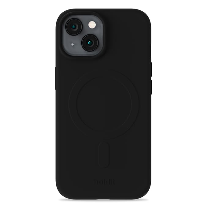 Holdit Soft MagSafe Case voor de Apple iPhone 17e / 16e / 15 / 14 / 13 - Black