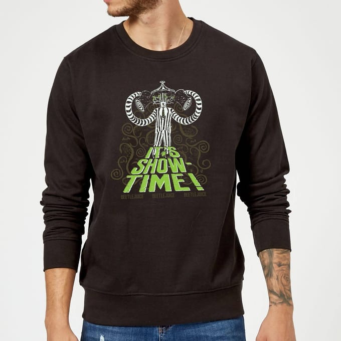 Beetlejuice It's Show-Time Sweatshirt - Black - L