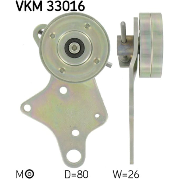 Spanpoelie, V-riem SKF VKM 33016