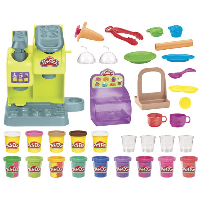 Hasbro Play-Doh regenboog shimmer cafe speelset - creatief speelgoed.