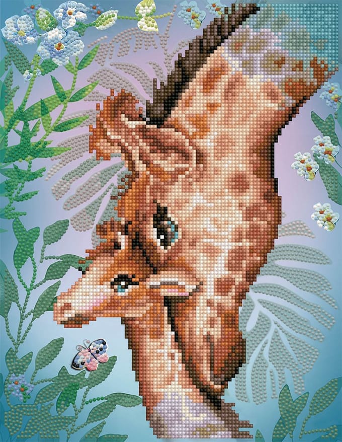 DIAMOND DOTZ Guiding Love - Diamond Painting - 8.026 Dotz - 35x27 cm