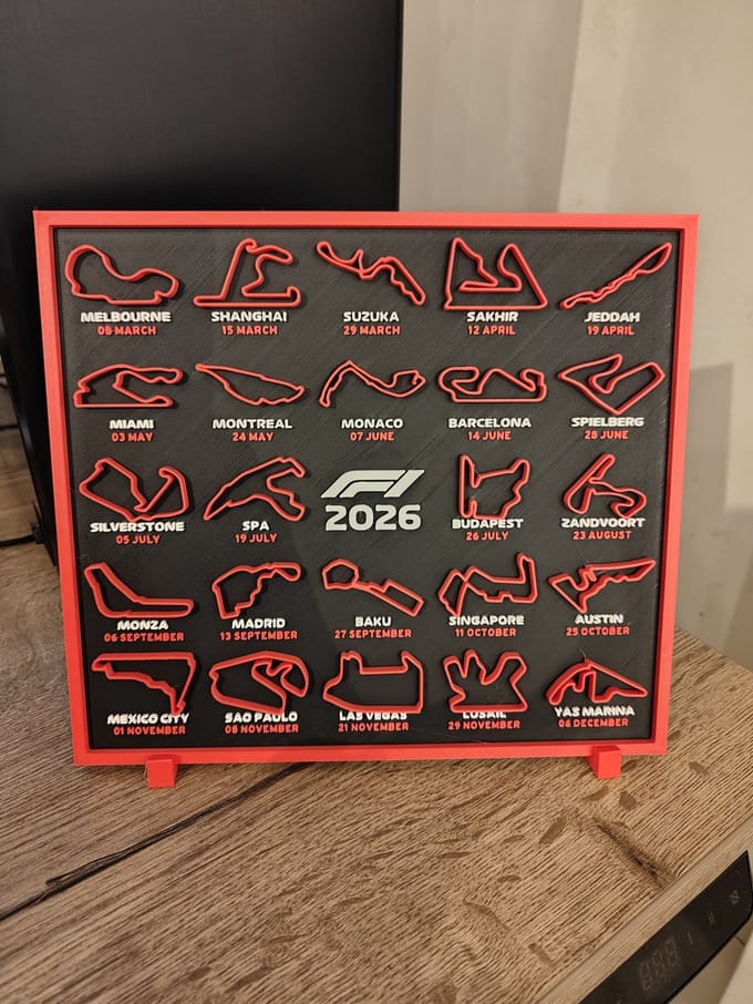F1 TrackTracer 2026 - Formule1 Race Kalender