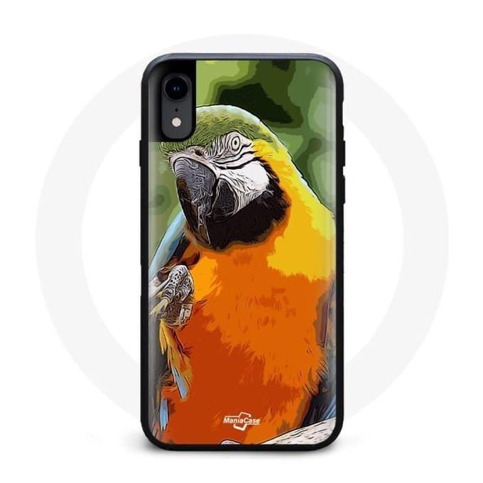 Iphone X Hoesje De Papegaaien van ara's
