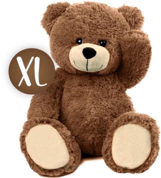 Teddybeer Bart (Bruin) Pluche Knuffel Knuffelbeer 50 cm