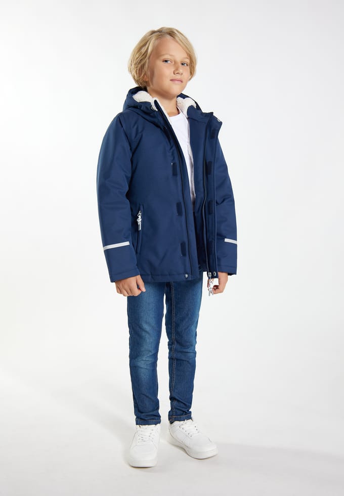 Schmuddelwedda winterjas Jongens marine