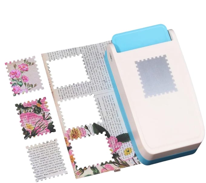 Perforator - Papier Punch - Hobby Projecten - Ergonomisch Ontwerp - 3.8x3.8 cm - Veelkleurig
