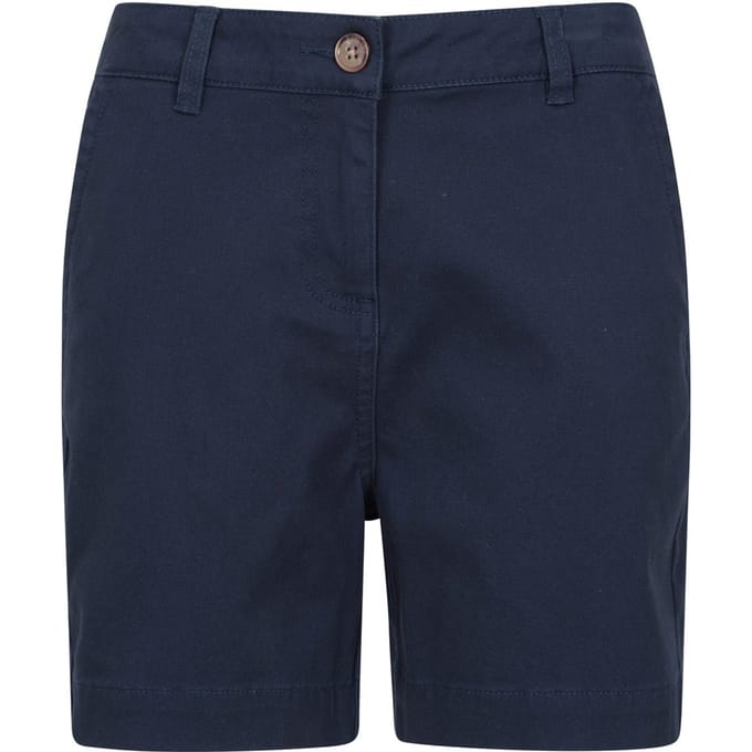 Mountain Warehouse Dames/Dames Bay Chino Organic Shorts (Marine)