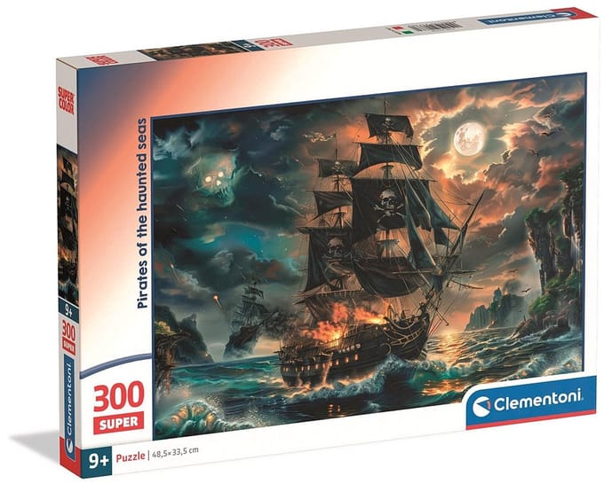 Clementoni - Puzzel - 300 Stukjes - Piraten - Kinderpuzzel - Vanaf 9 Jaar