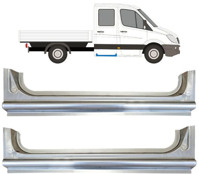 Reparatiepaneel achter dorpel voor Volkswagen Crafter 2005-2017 / Links + Rechts