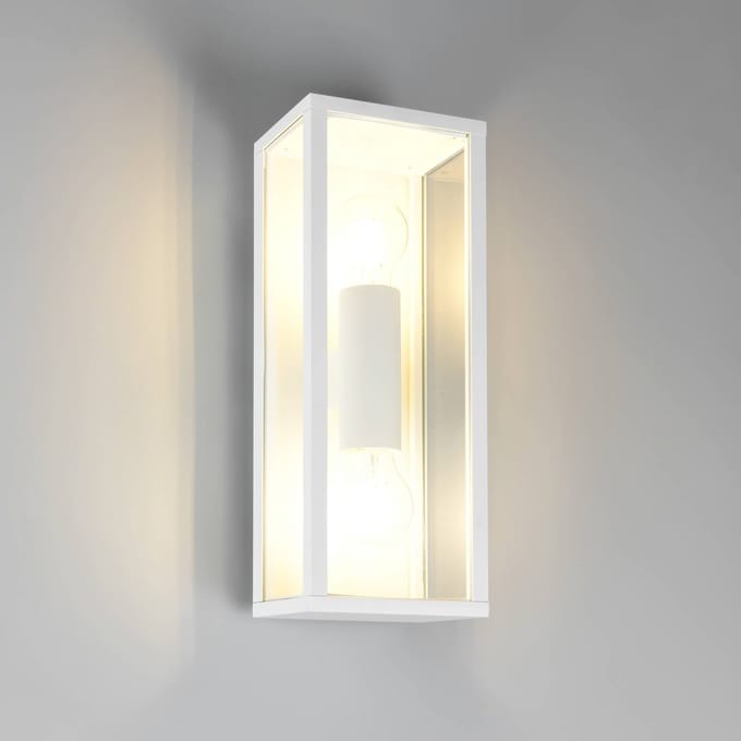 Trio Lighting Buitenwandlamp Garonne, wit mat, gegoten aluminium, E27