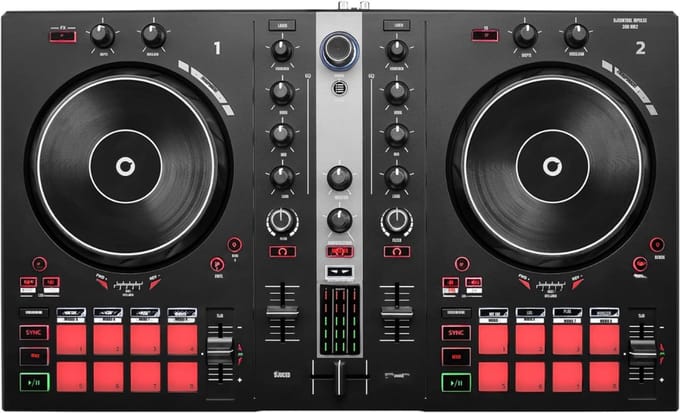 TIM® DJ Controller - DJ - Controller - Zwart - ‎‎50cm x 50cm x 28cm