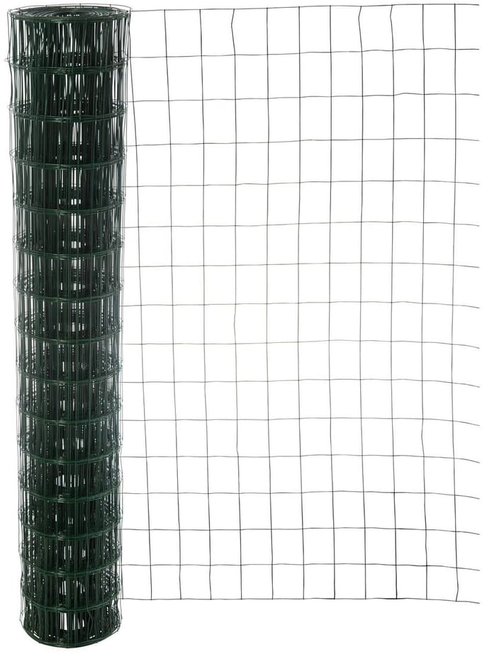 Tuingaas groen 100x75mm 150cm 2.1mm 25m.