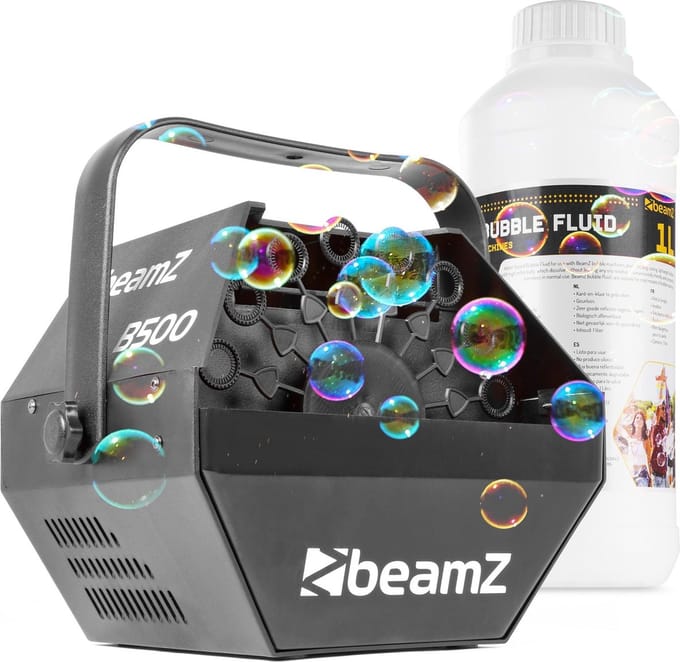 Bellenblaasmachine - BeamZ B500 bubble machine incl. 1 liter bellenblaasvloeistof