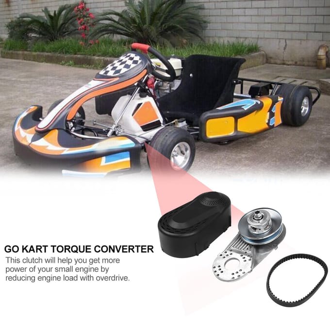 Go Kart Koppelomvormer Koppeling Systeem Vervangingsset zwart