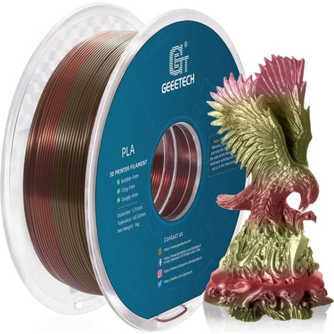 Geeetech - PLA Silk Bronze Rainbow (1.75mm - 1kg)