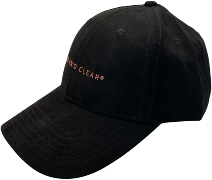 Loud and Clear® - Pet - Baseball Cap - Heren - Dames - Suede - Zwart - Unisize