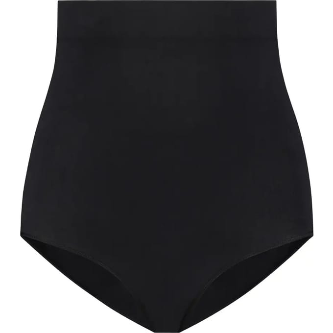 Bye Bra Soft Touch Seamless Mid Waist Brief, Black, S