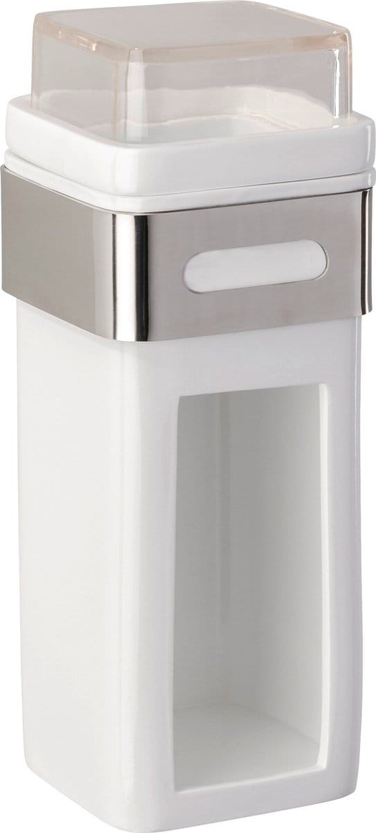 Wenko Wattenstaafhouder Premium Plus Rvs/abs Wit