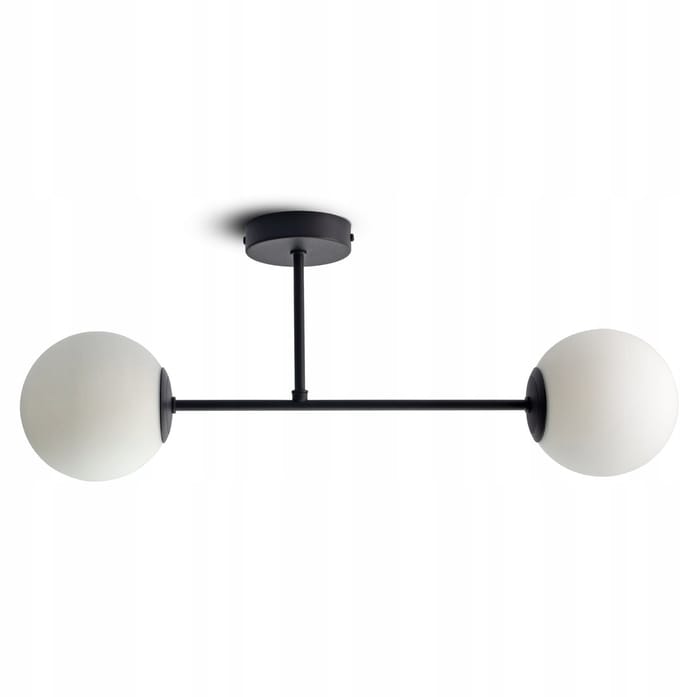 LED Glazen Bol Plafondlamp G9 Wit 561-W2 Luxolar