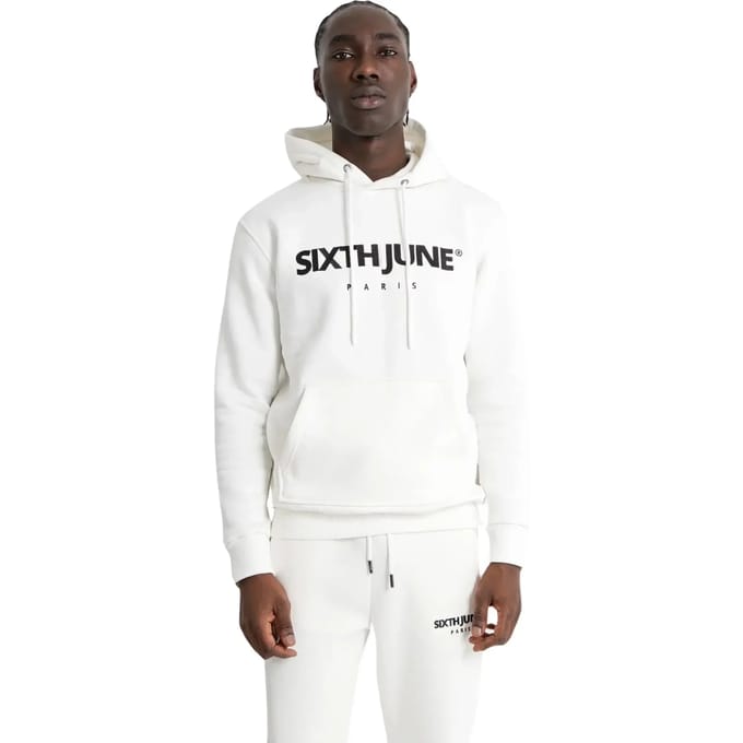 Geborduurd sweatshirt met capuchon Sixth June Essentials
