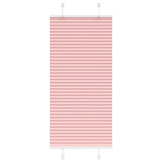 vidaXL - Plissé - rolgordijn - 65x150 - cm - stofbreedte - 64,4 - cm - polyester - roze