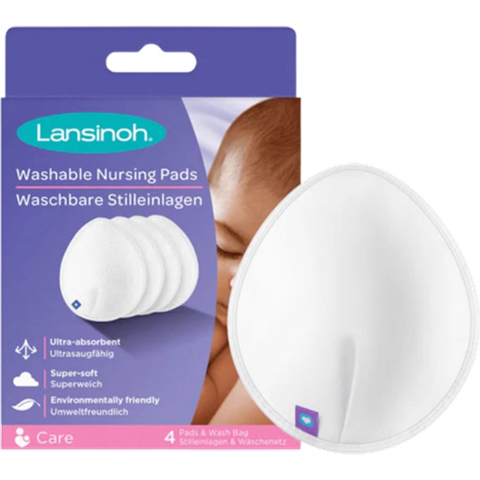 Lansinoh Borstcompressen - Wasbaar - 4 stuks