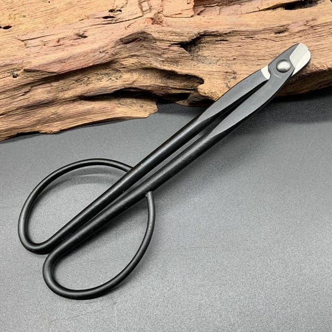 Stalen Tuinschaar Dikke Takken Schaar Bonsai Knipschaar Snoeigereedschap gray