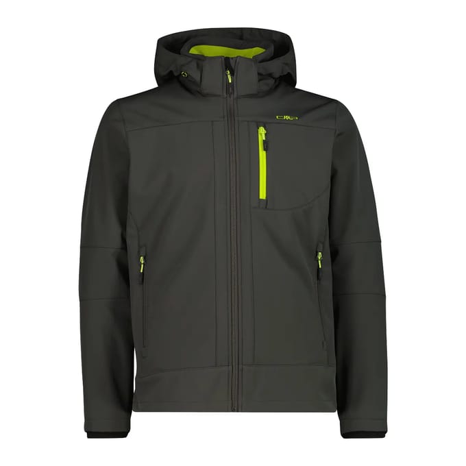 Verwarmde softshell jas met afneembare capuchon CMP