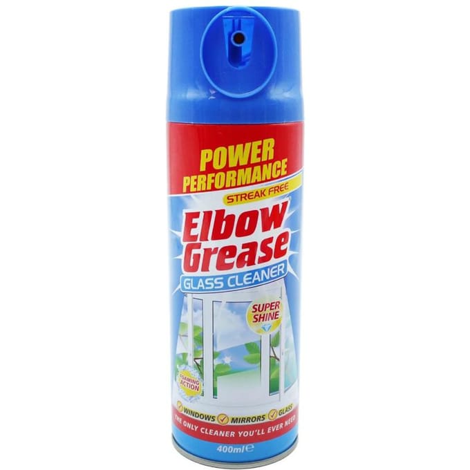Elbow Grease Glasreiniger 400ml - Glasreinigers - Effectieve reiniging, snel drogend