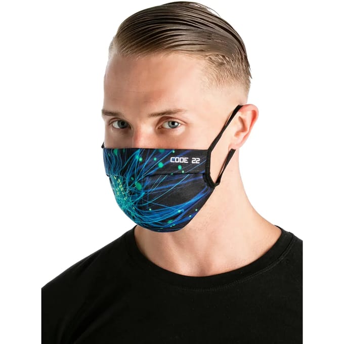 Onderhemden Code 22 Gemengd beschermingsmasker C22 blauw Code22