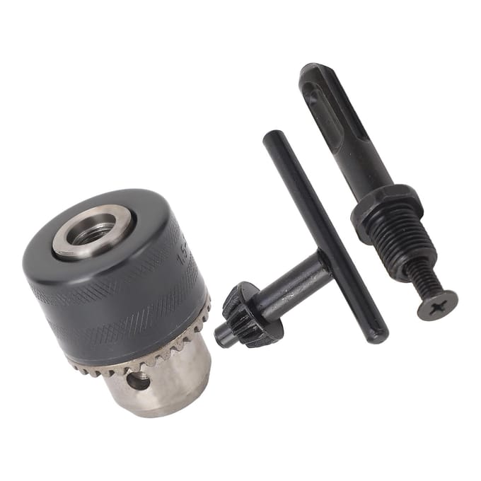 Sleutelboorhouder C45 Staal 1,5?13mm 3-klauw Klopboormachine Bit Adapter 12?20UNF voor Bevestigingsboren