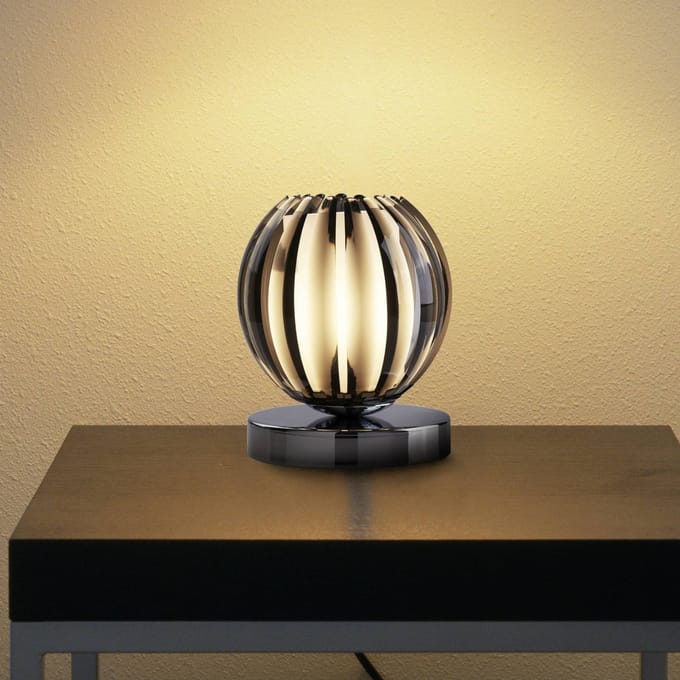 Searchlight Tafellamp Claw met touchfunctie, kap rook