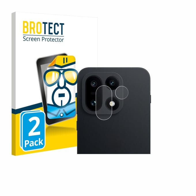 BROTECT - Screenprotector voor OnePlus 15 (ALLEEN Camera Lens) - Folie Beschermfolie transparant 2 Stuks