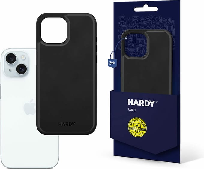 3Mk Hardy Apple Silky Leather Magcase Voor Iphone 15 Telefoonbescherming Achterkant