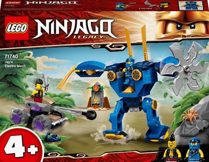 LEGO NINJAGO Jay's Electro Mecha 71740