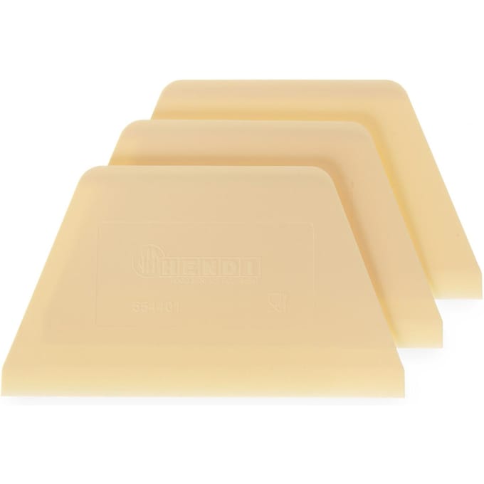 HENDI Set van 3 deegschrapers – polypropyleen – vaatwasmachinebestendig – 216x128 mm