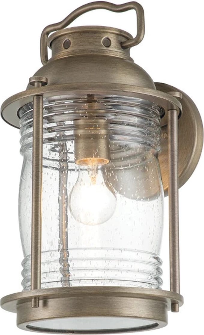Kichler LED Wand Buitenlamp Ashland Bay | 1X E27 Max 60W | IP44 | Dimbaar | Burnished Bronze