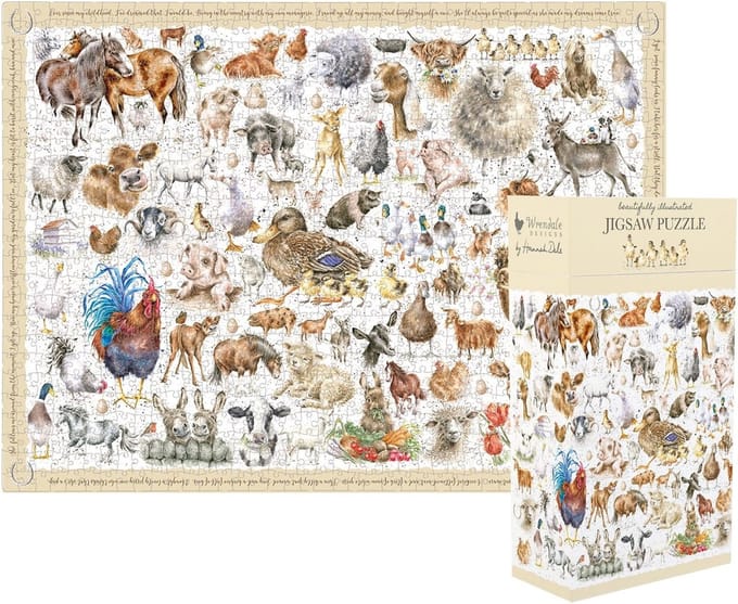 Wrendale - Puzzel - Farmyard Friends