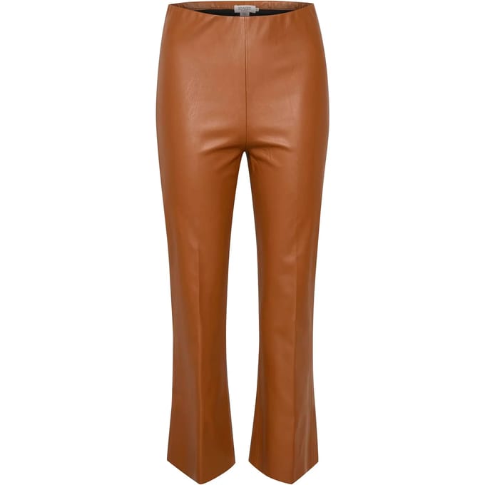 Damesbroek Soaked in Luxury Kaylee PU Kickflare